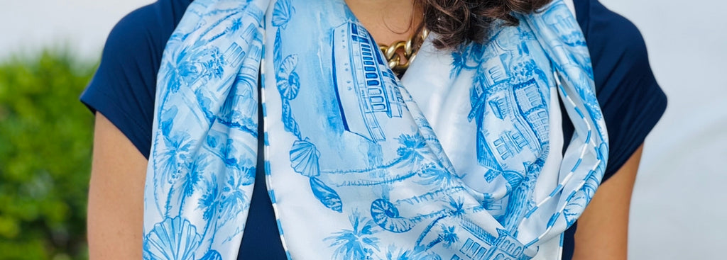 Dreaming of Sea Island ~ The Cloister in Silky Blues