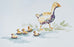 Woodland Creatures - Chocolate - 100% Silk Twill Scarf