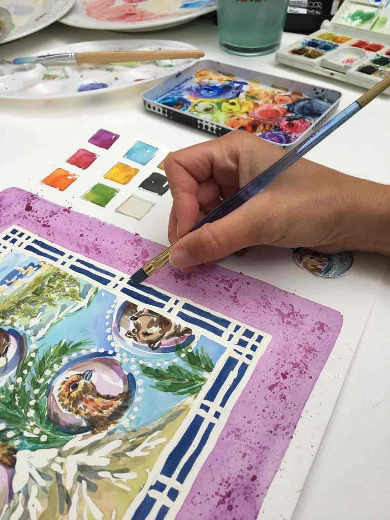 Wildlife Chic Silk Twill Scarf