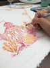 Raspberry Pagoda Silk Twill Scarf