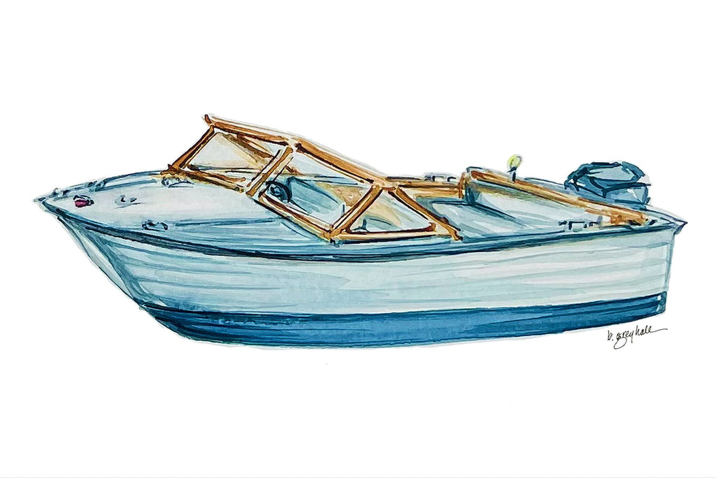 Wooden Boat Notecards