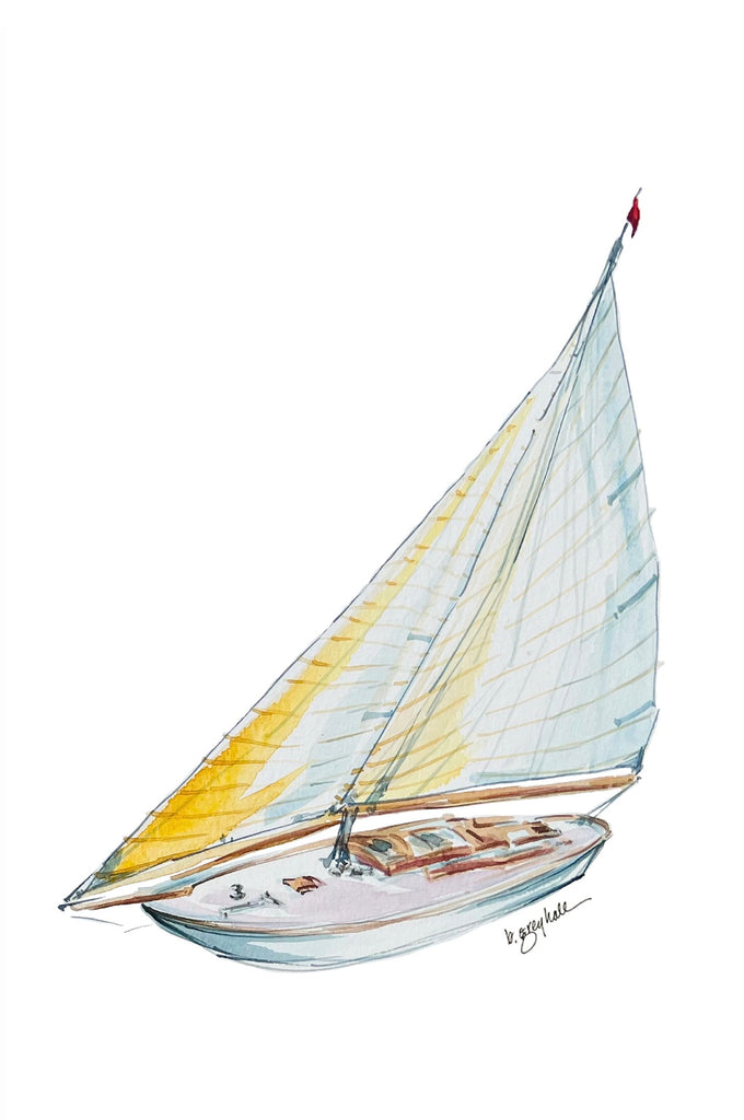 Wooden Boat Notecards