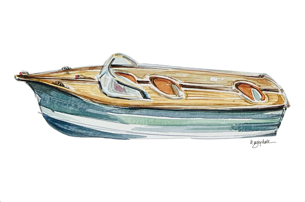 Wooden Boat Notecards