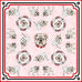 School Spirit - Bull Dog Silk Scarf