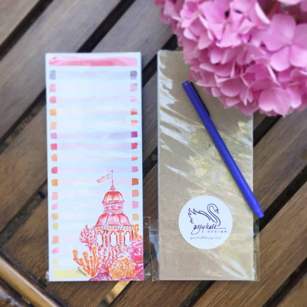 Chinoiserie Watercolor Notepad