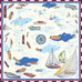 Wooden Boats - 100% Silk Twill Scarf