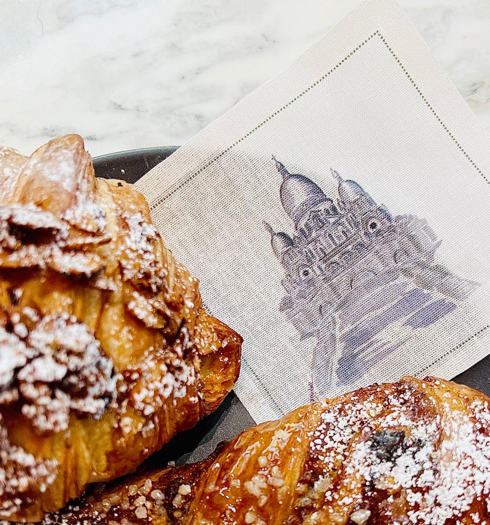 Paris Cocktail Napkins - 100% Cotton