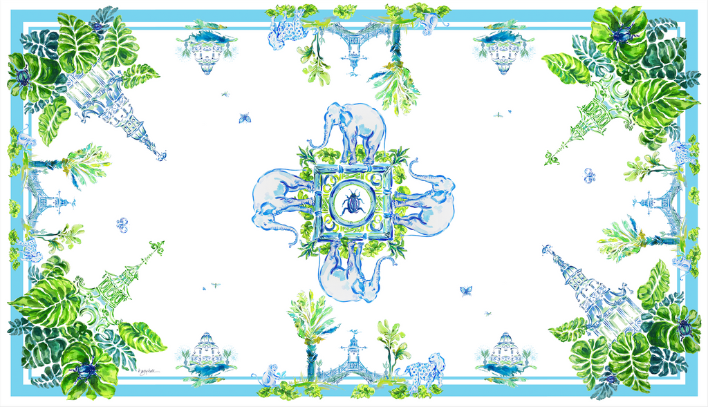 Pareo ~ Chinoiserie in the Jungle