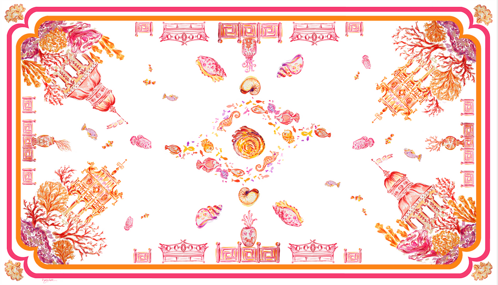 Pareo ~ Chinoiserie in the Sea