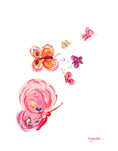 Art Print - Beautiful Butterfies