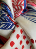 Abstract American Flag - 100% Silk Twill Pocket Square & Scarf