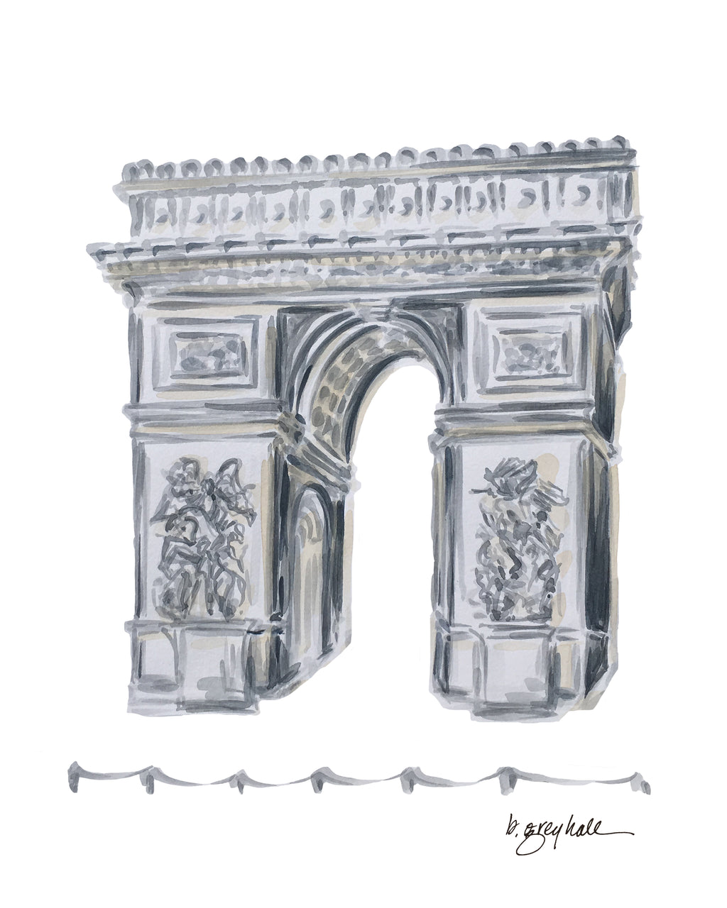 Arc de Triomphe ~ PARIS Art Print